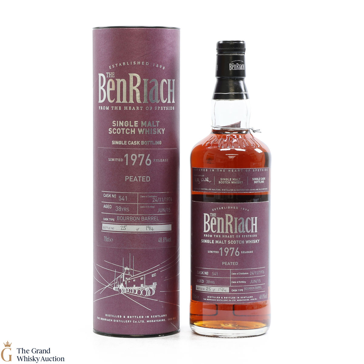 Benriach - 38 Year Old 1976 - Peated #541