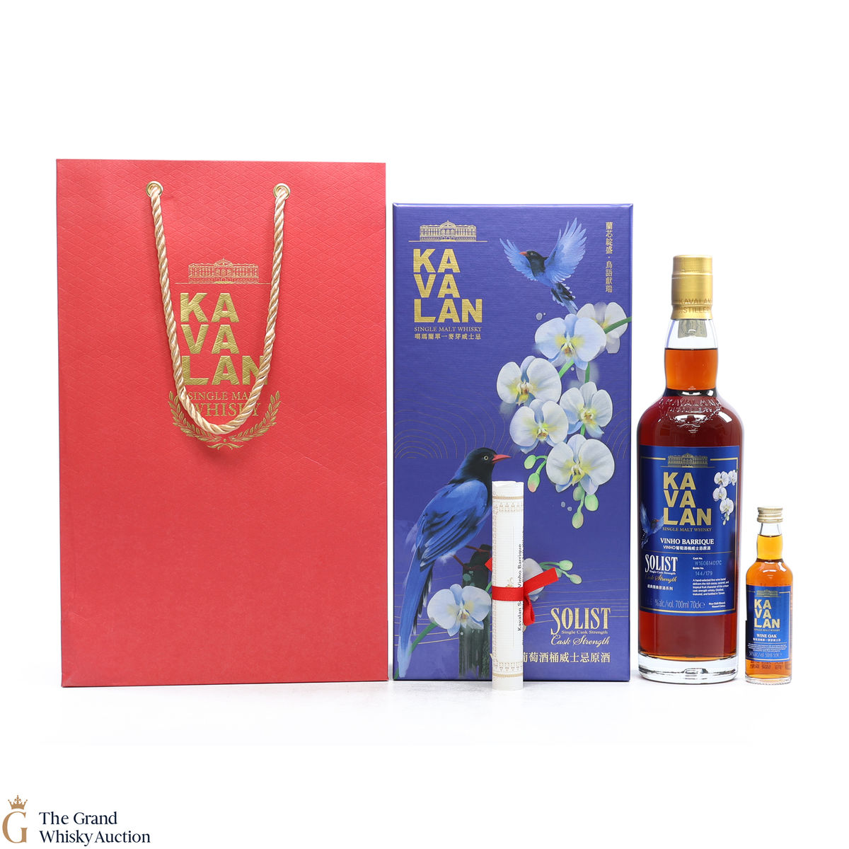 Kavalan - Solist Cask Strength - Vinho Barrique (70cl 58.6% + 5cl 54%)