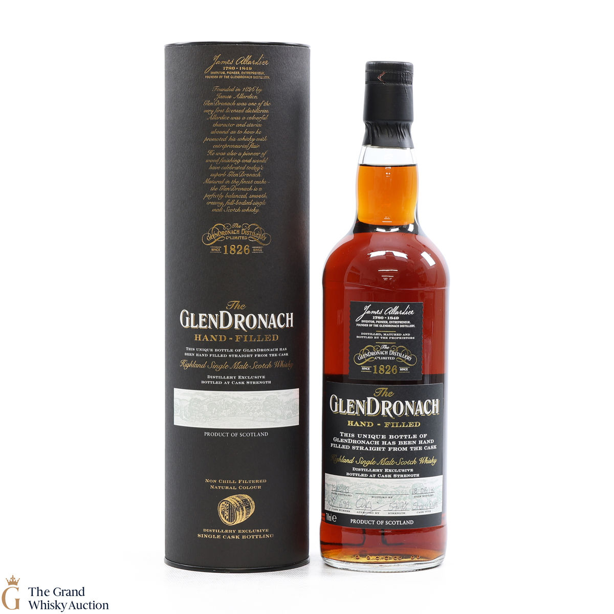 Glendronach - 25 Year Old 1993 Hand Filled Cask Strength Sherry Butt #698