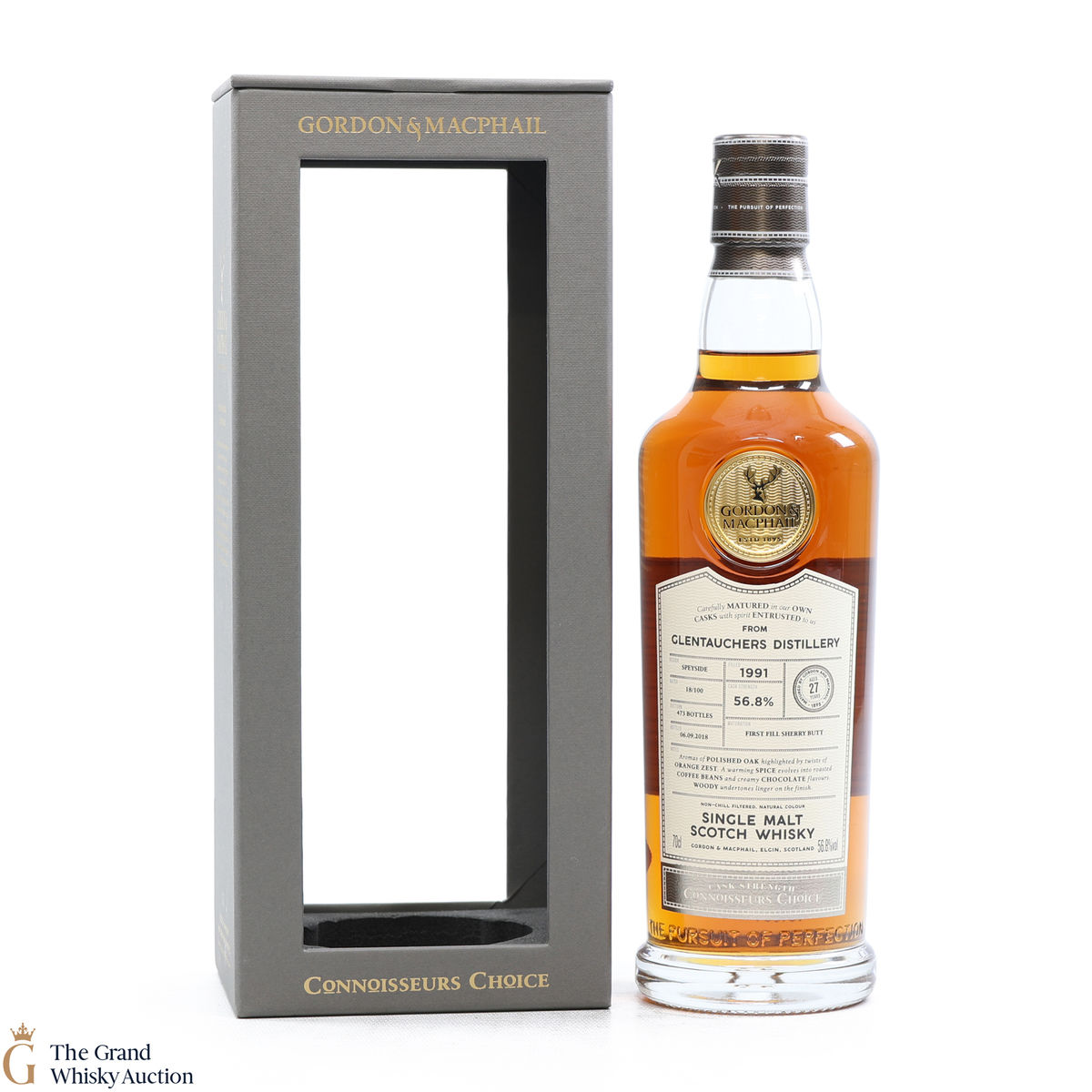 Glentauchers - 27 Year Old 1991 - Gordon & MacPhail Connoisseurs Choice