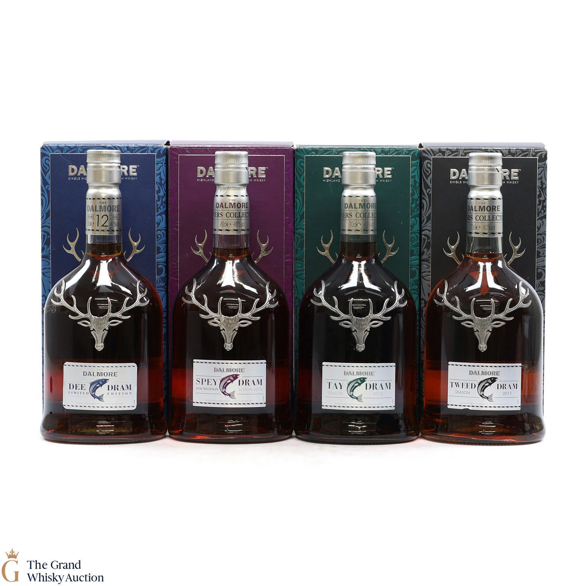 Dalmore - Rivers Collection - Spey, Tweed, Dee & Tay 2012 (4 x 70cl)