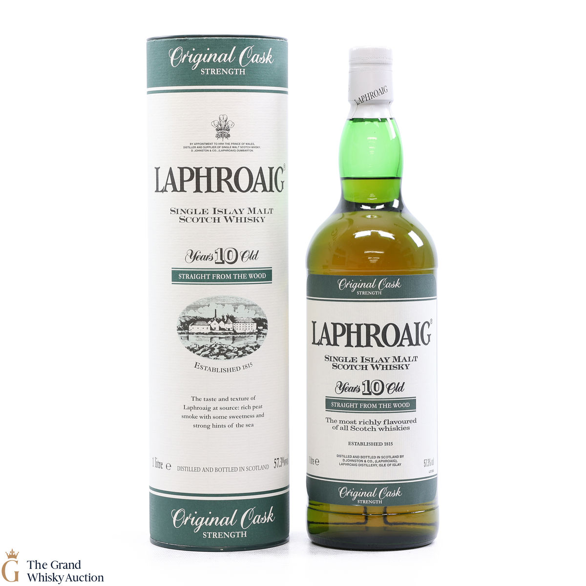 Laphroaig - 10 Year Old - Original Cask Strength 57.3% 1L
