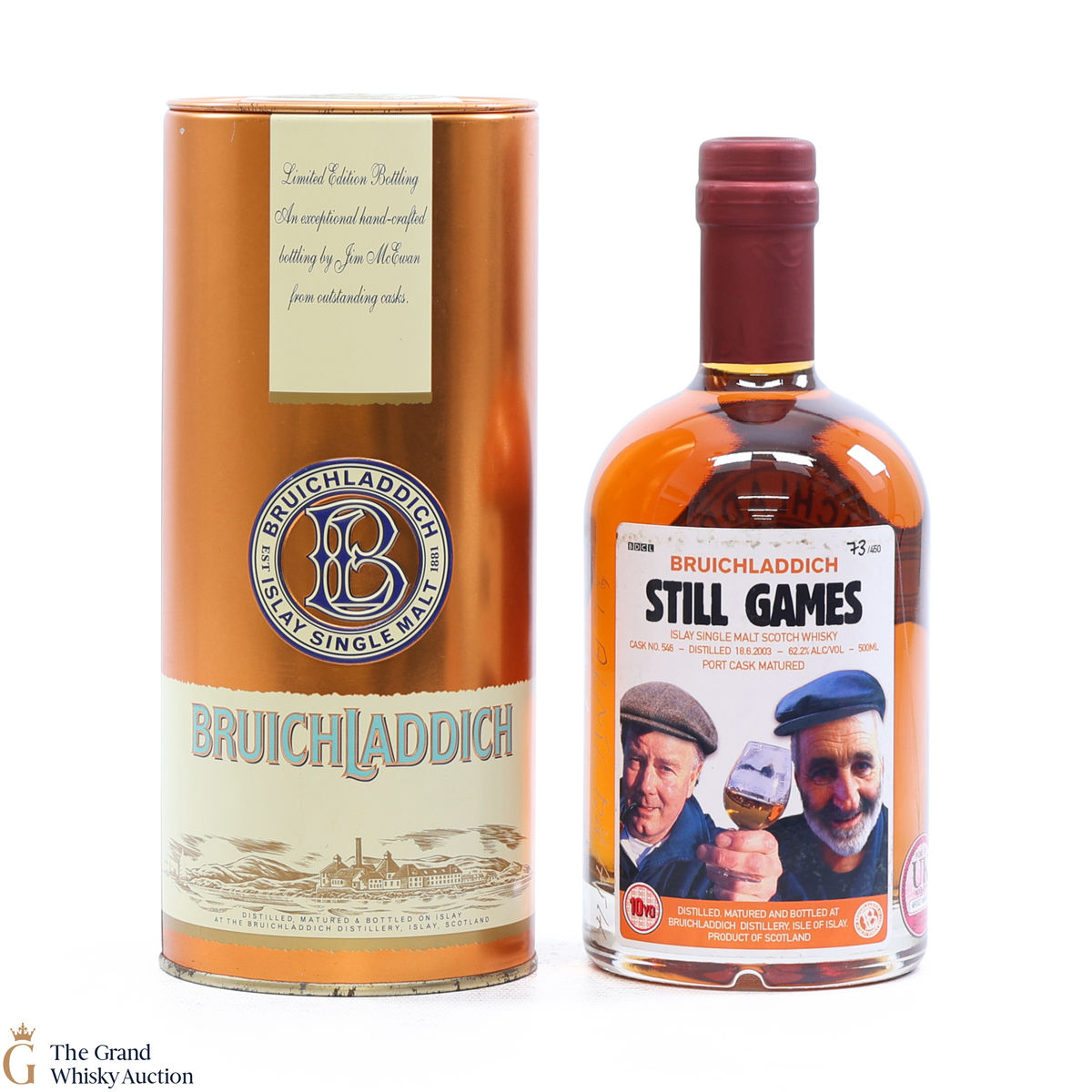 Bruichladdich - 10 Year Old 2003 - Still Games (Signed) 50cl