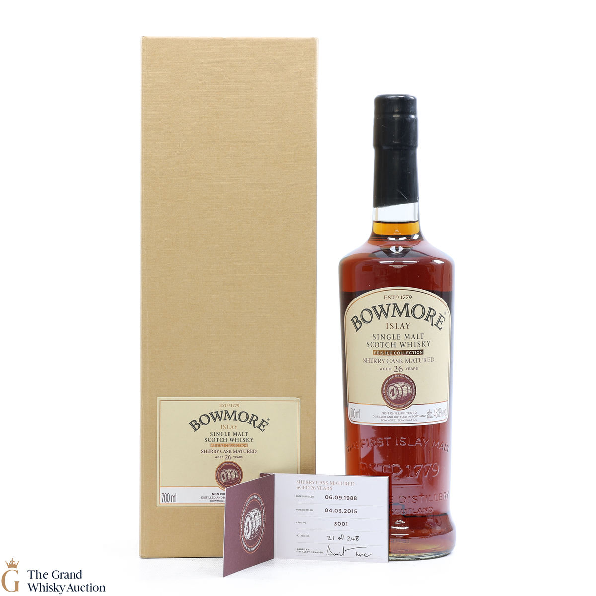 Bowmore - 26 Year Old 1988 Feis Ile 2015 #3001