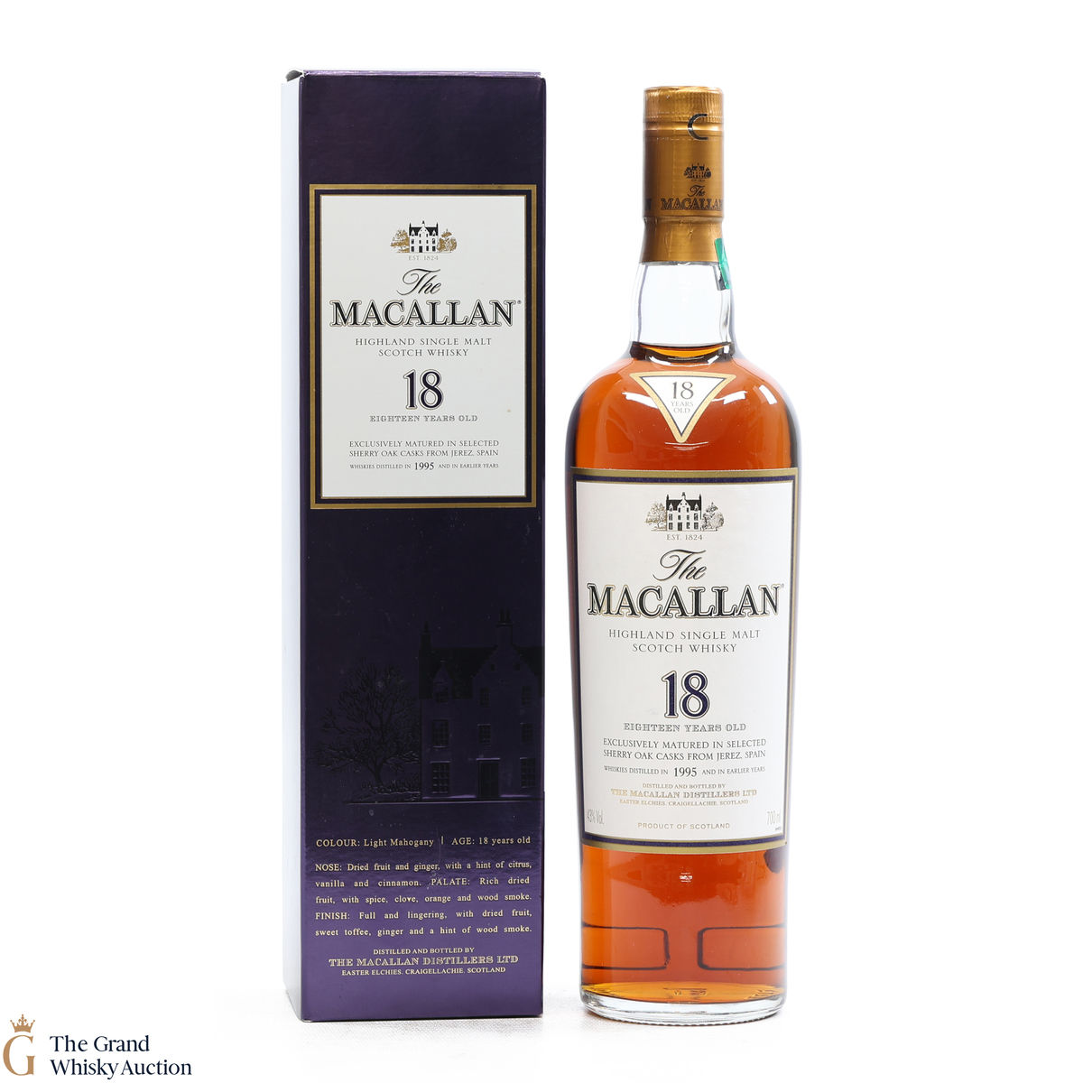Macallan - 18 Year Old Sherry Oak (1995)