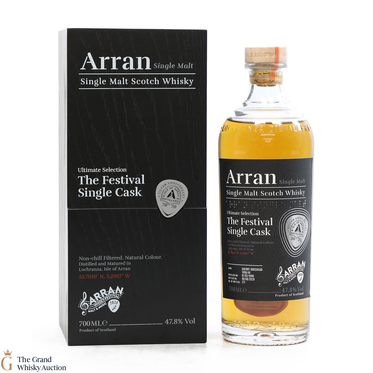 Arran - 1996 The Festival Single Cask #1996/48 - Silver Anniversary 2020