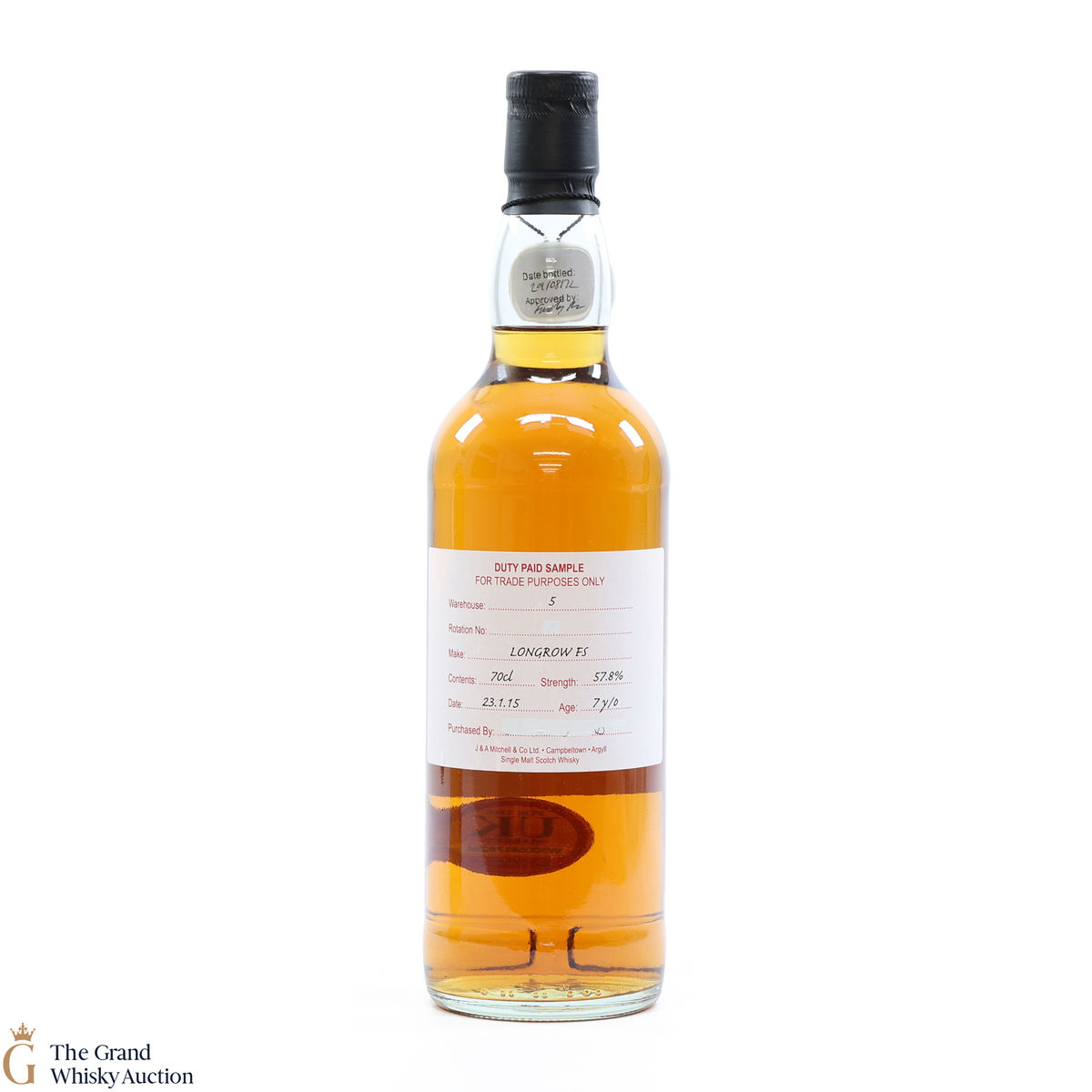 Longrow - 7 Year Old Fresh Sherry 2015 Duty Paid Sample 
