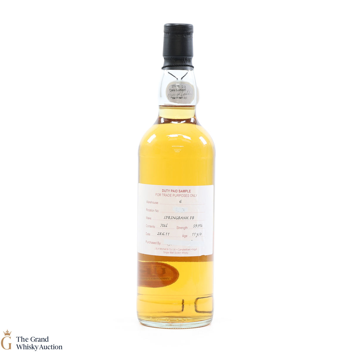 Springbank - 11 Year Old 2011 Fresh Barrel Duty Paid Sample