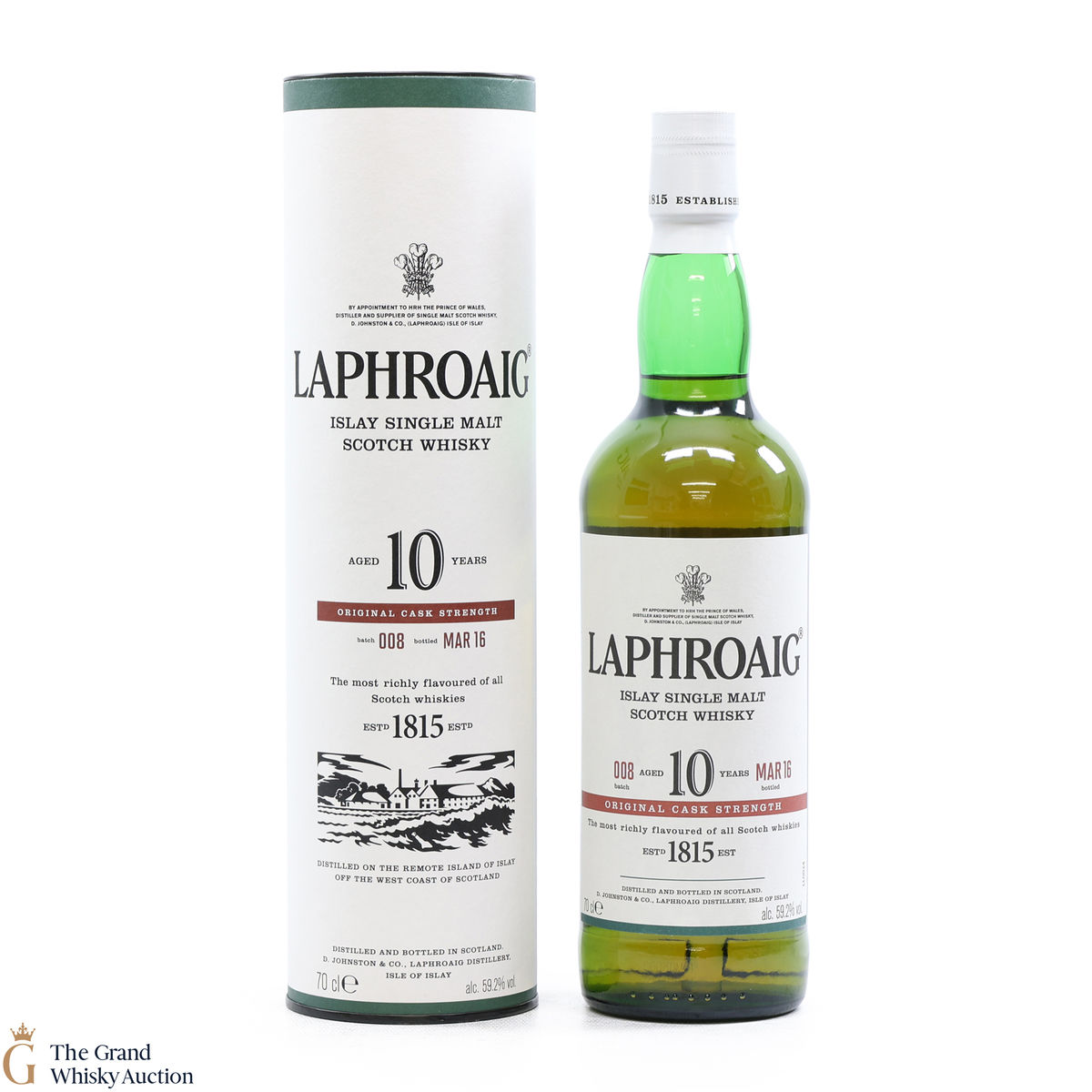 Laphroaig - 10 Year Old - Original Cask Strength Batch #008