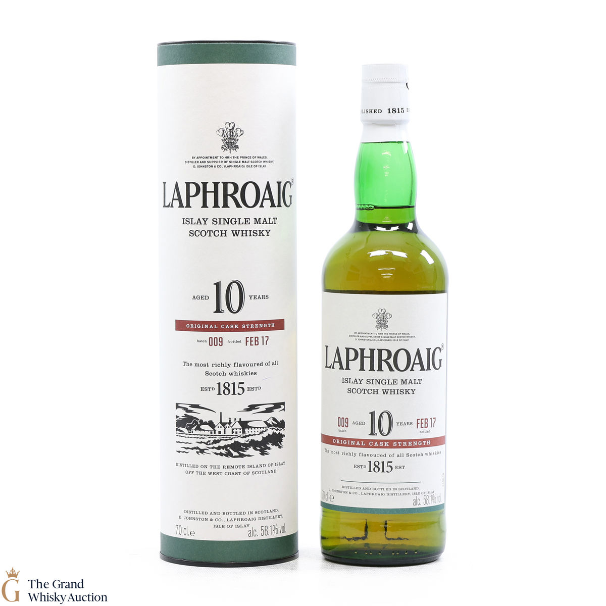Laphroaig - 10 Year Old - Original Cask Strength Batch #009