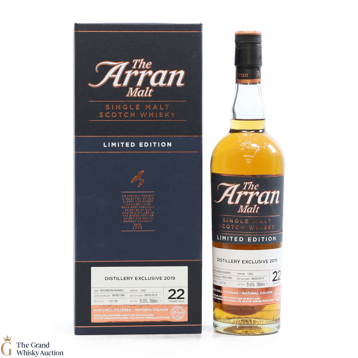Arran - 22 Year Old #1243 1996 - Distillery Exclusive