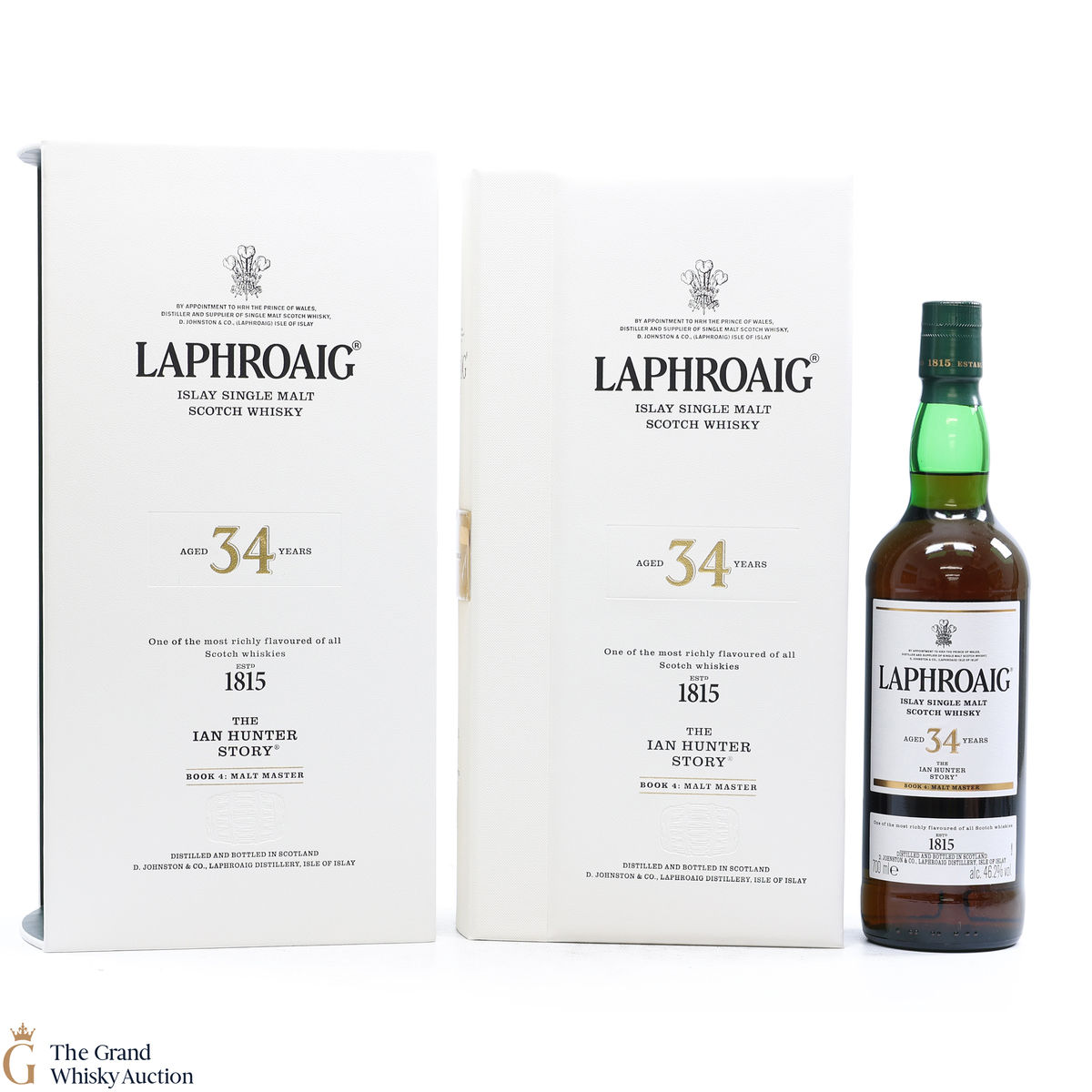 Laphroaig - 34 Year Old - The Ian Hunter Story - Book 4