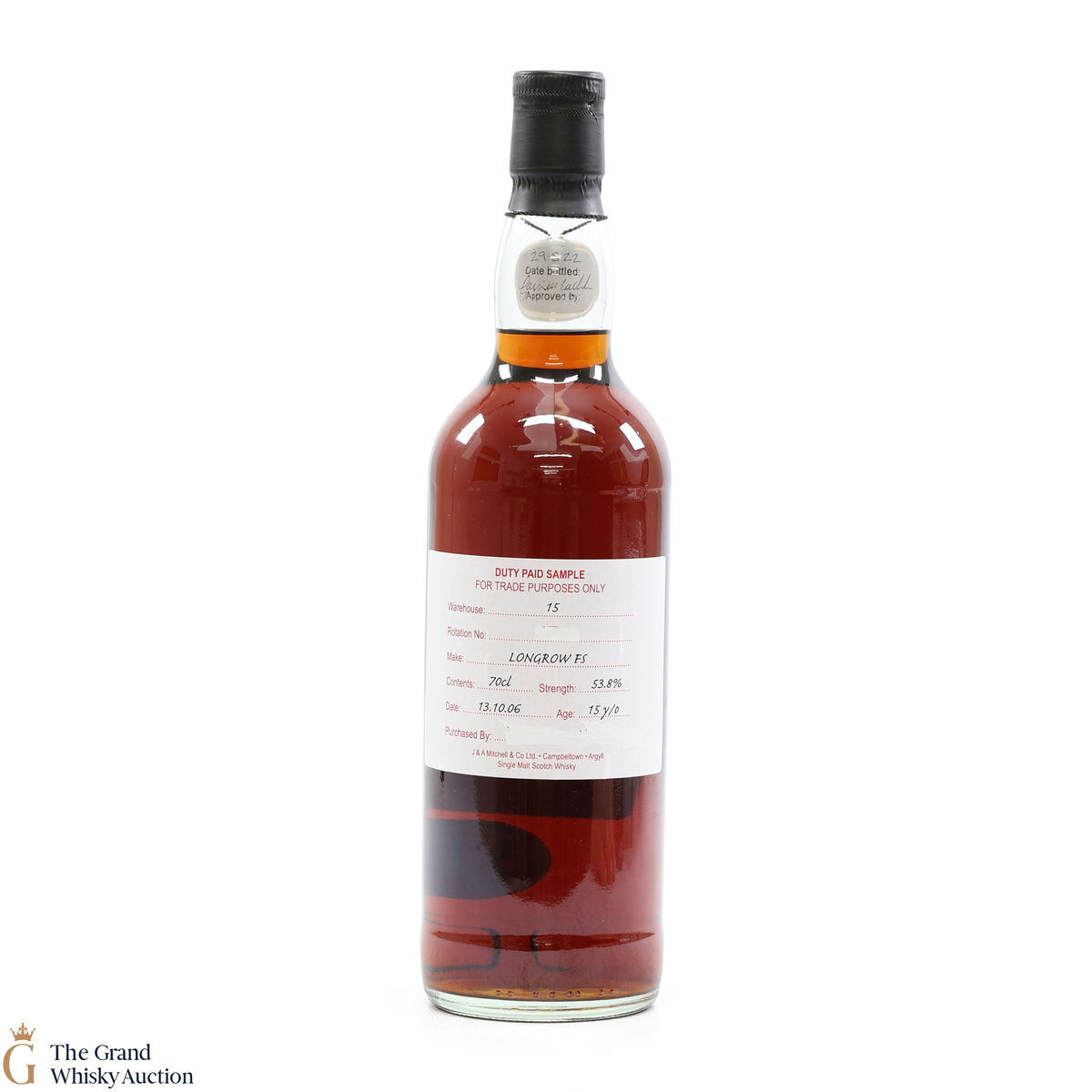 Longrow - 15 Year Old Fresh Sherry 2006 Duty Paid Sample 