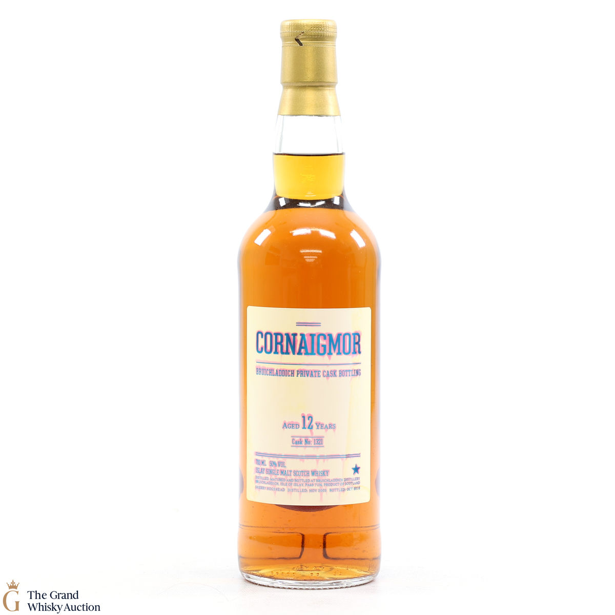 Bruichladdich - 12 Year Old 2003 #1321 Sherry Hogshead Cornaigmor Private Cask