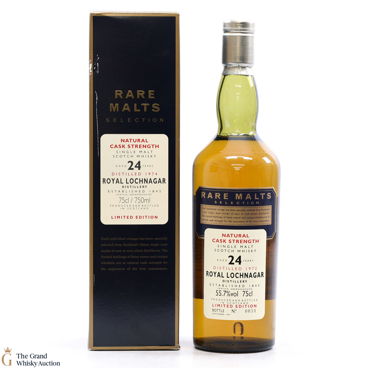 Royal Lochnagar - 24 Year Old 1974 - Rare Malts 55.7% (75cl)