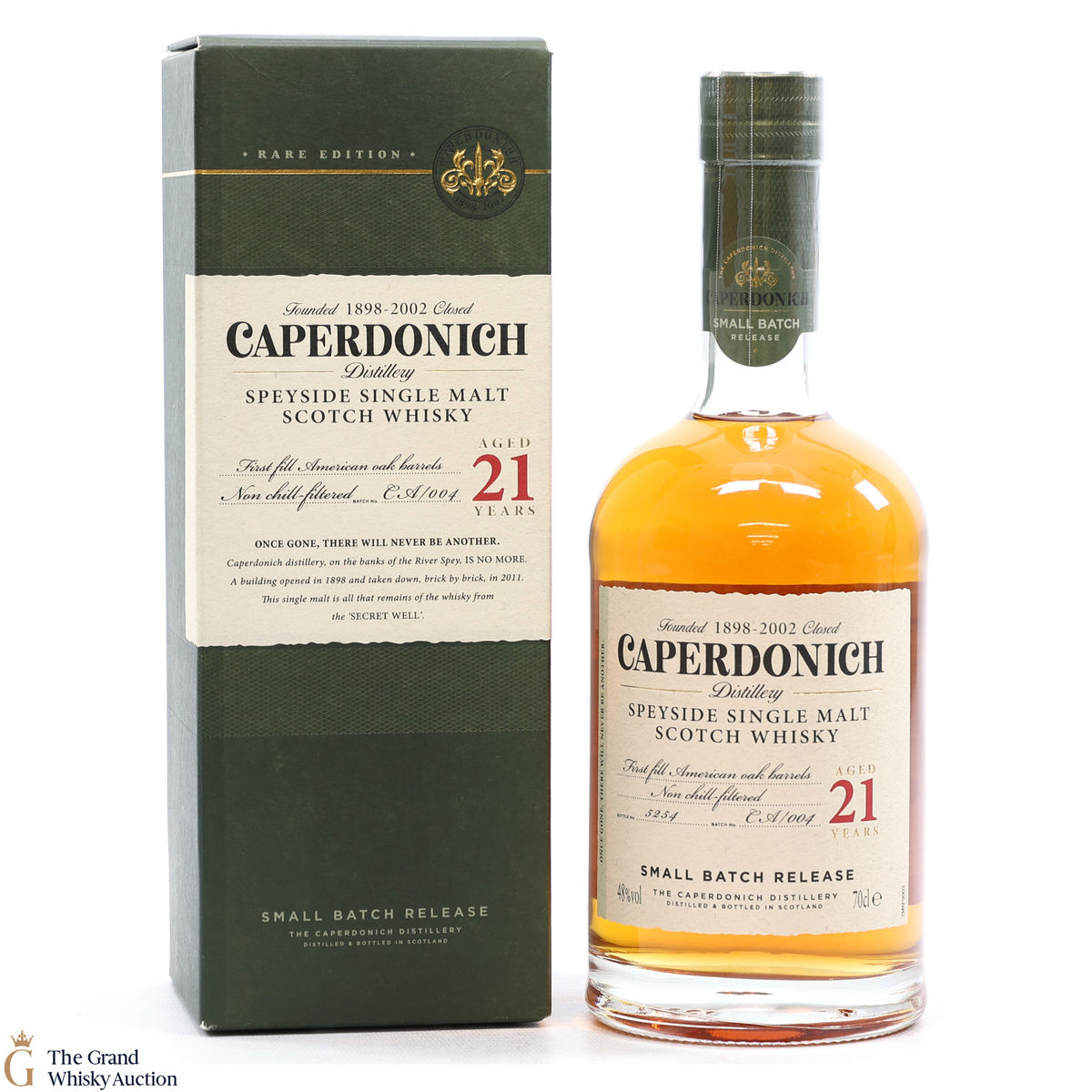 Caperdonich - 21 Year Old - Small Batch Release - Rare Edition