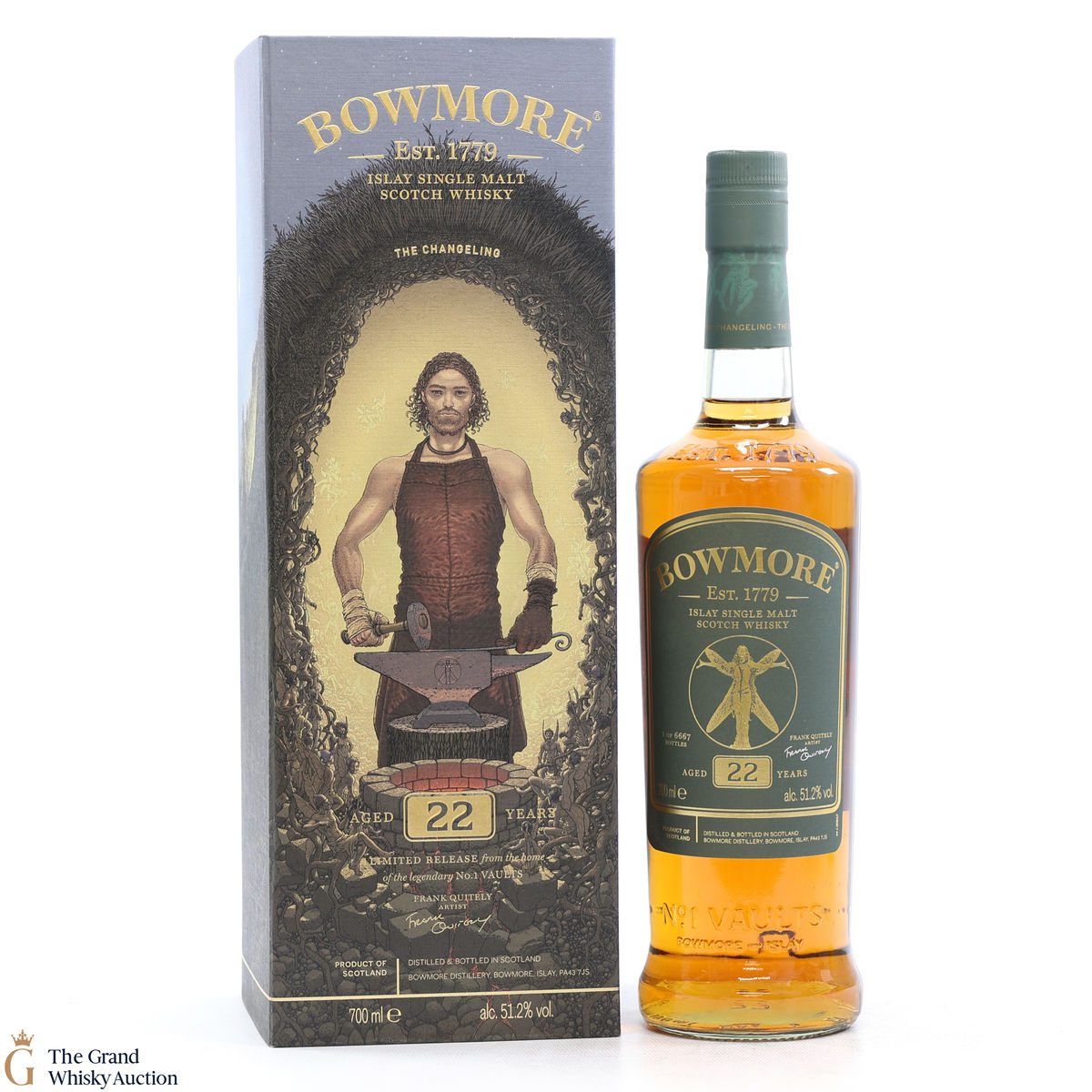 Bowmore - 22 Year Old - Frank Quitely - The Changeling