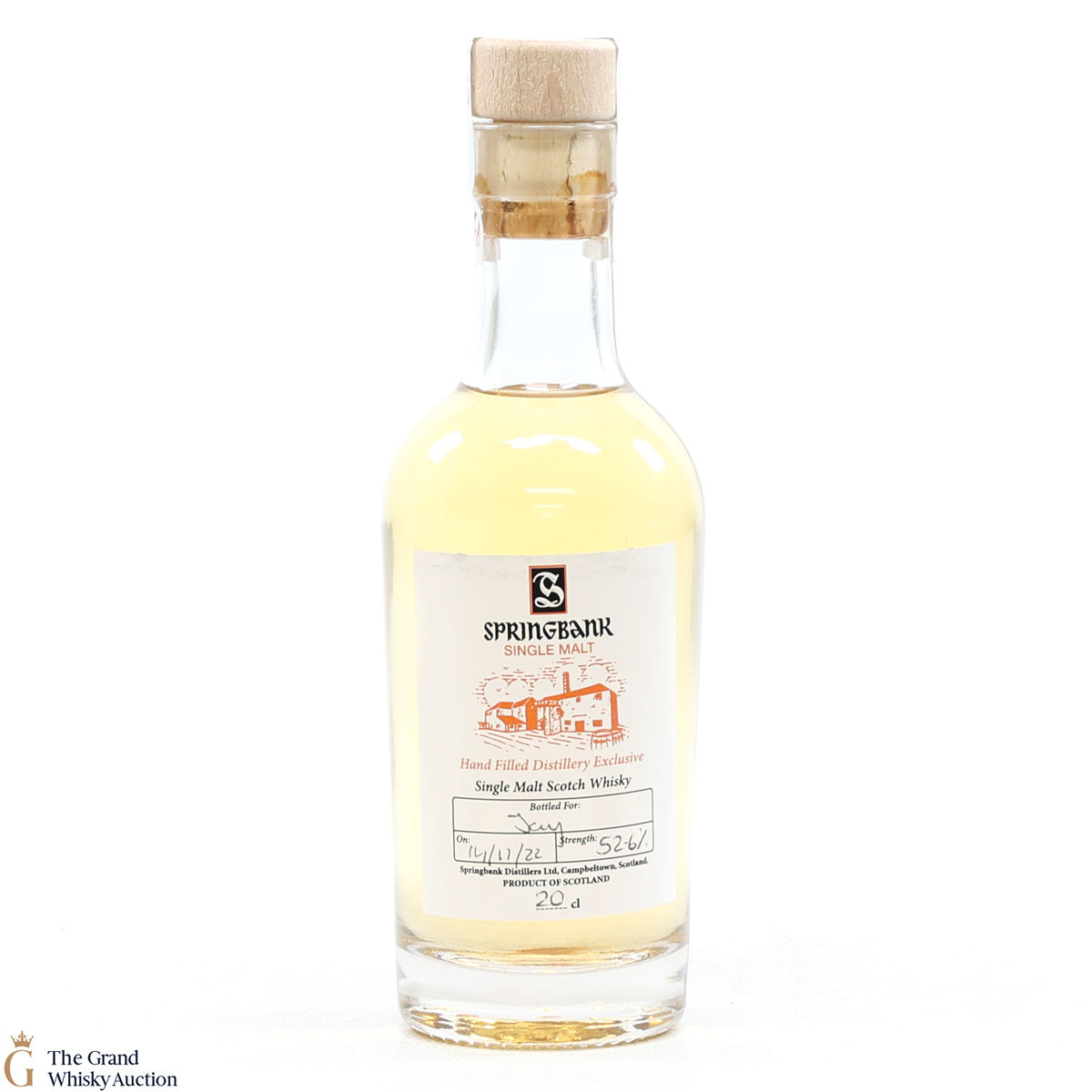 Springbank - 2022 Handfilled Distillery Exclusive 52.6% 20cl