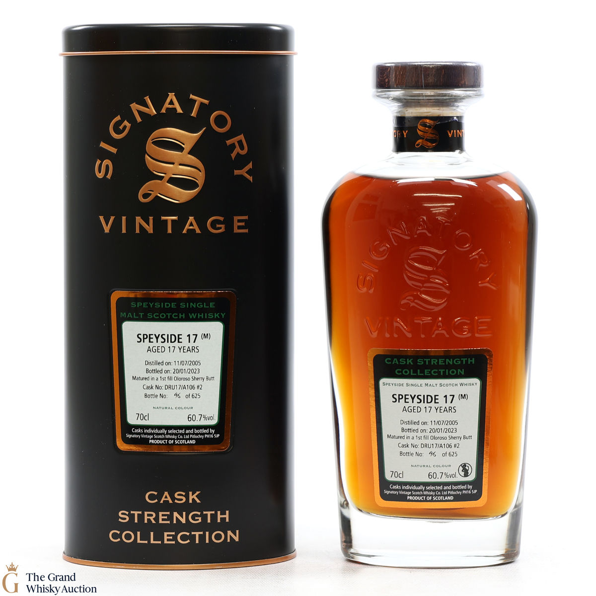 Speyside - 17 Year Old 2005 1st Fill Oloroso Sherry Butt Signatory #2