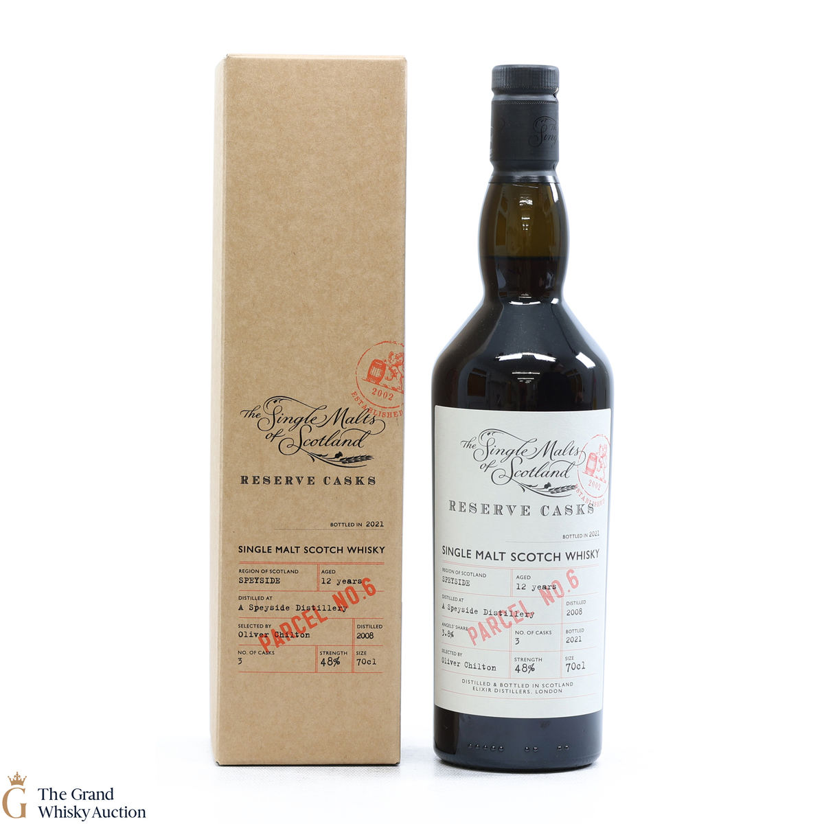 Speyside - 12 Year Old 2008 - Reserve Casks Parcel No. 6