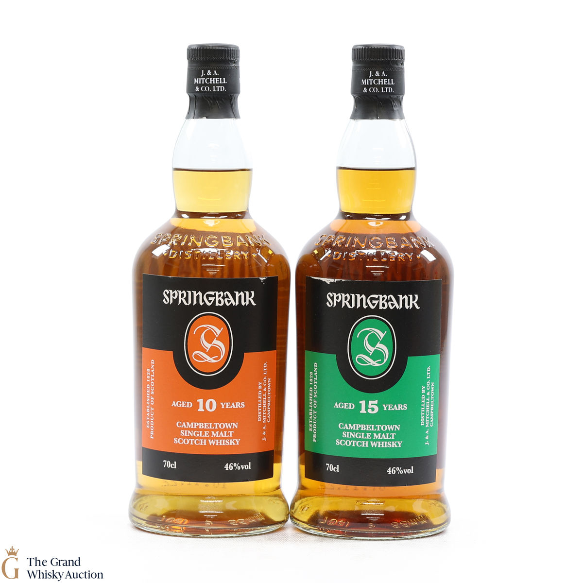Springbank - 10 & 15 Year Old (2 x 70cl)