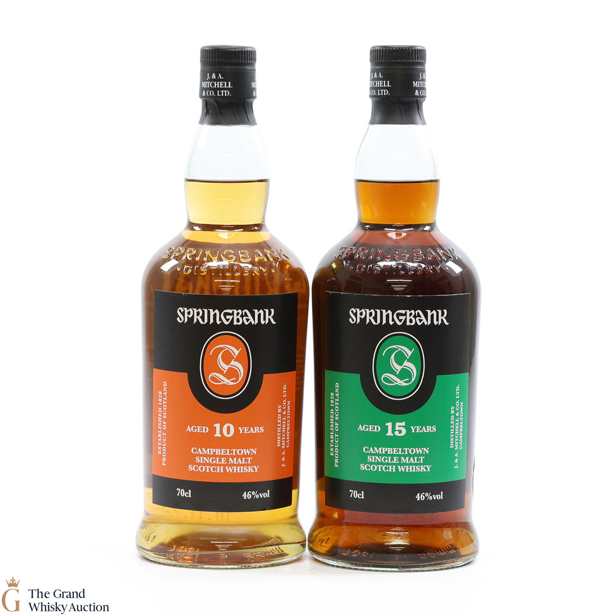 Springbank - 10 & 15 Year Old (2 x 70cl)
