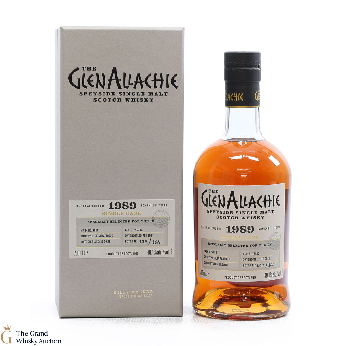 GlenAllachie - 31 Year Old 1989 Single Cask #4011