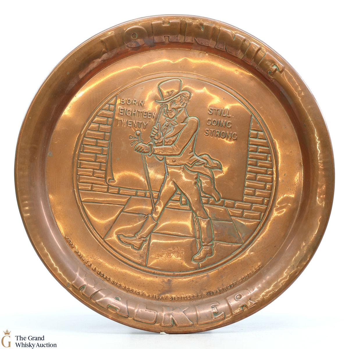 Johnnie Walker - Copper Tray 1940s 