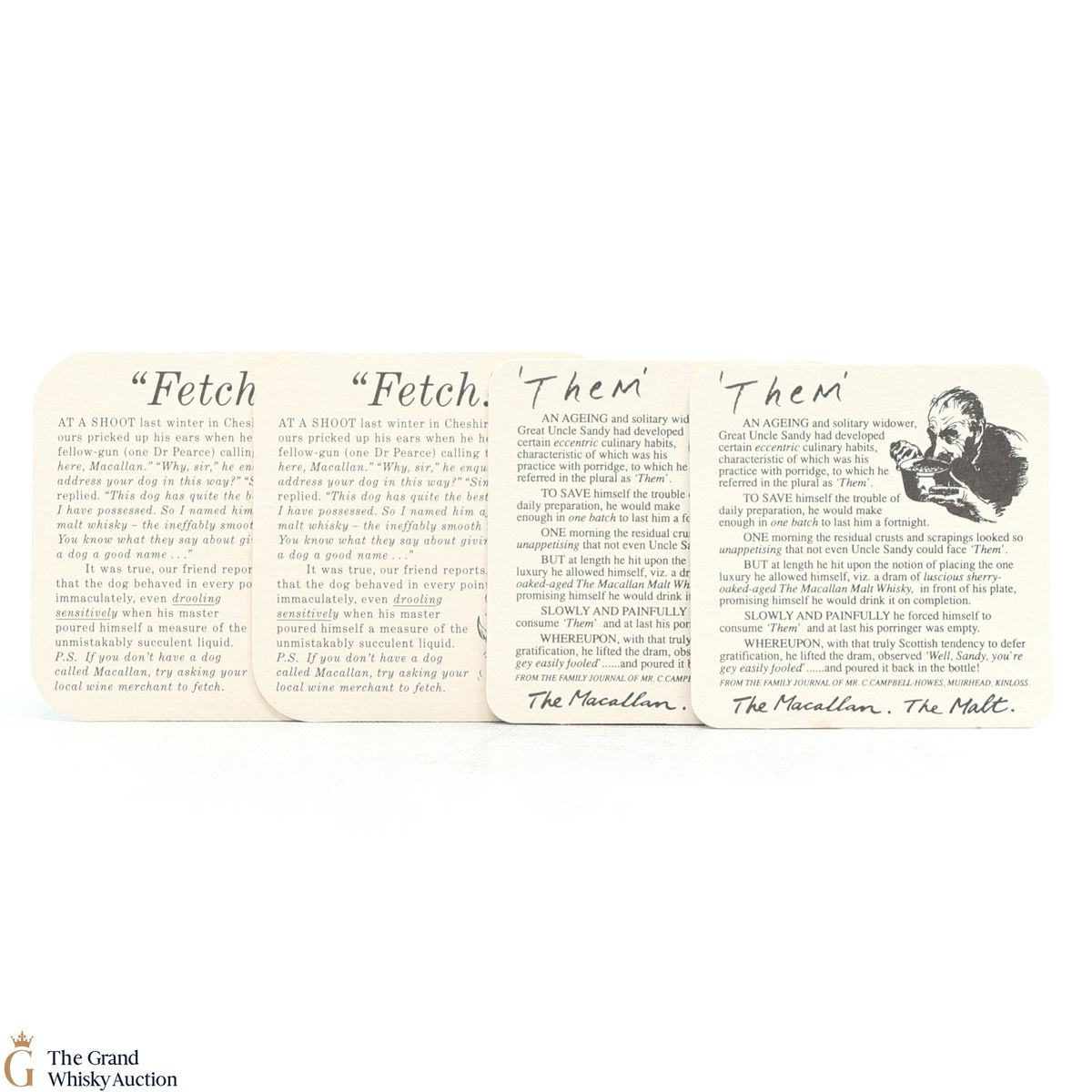 Macallan - 1990s Coasters x 4 