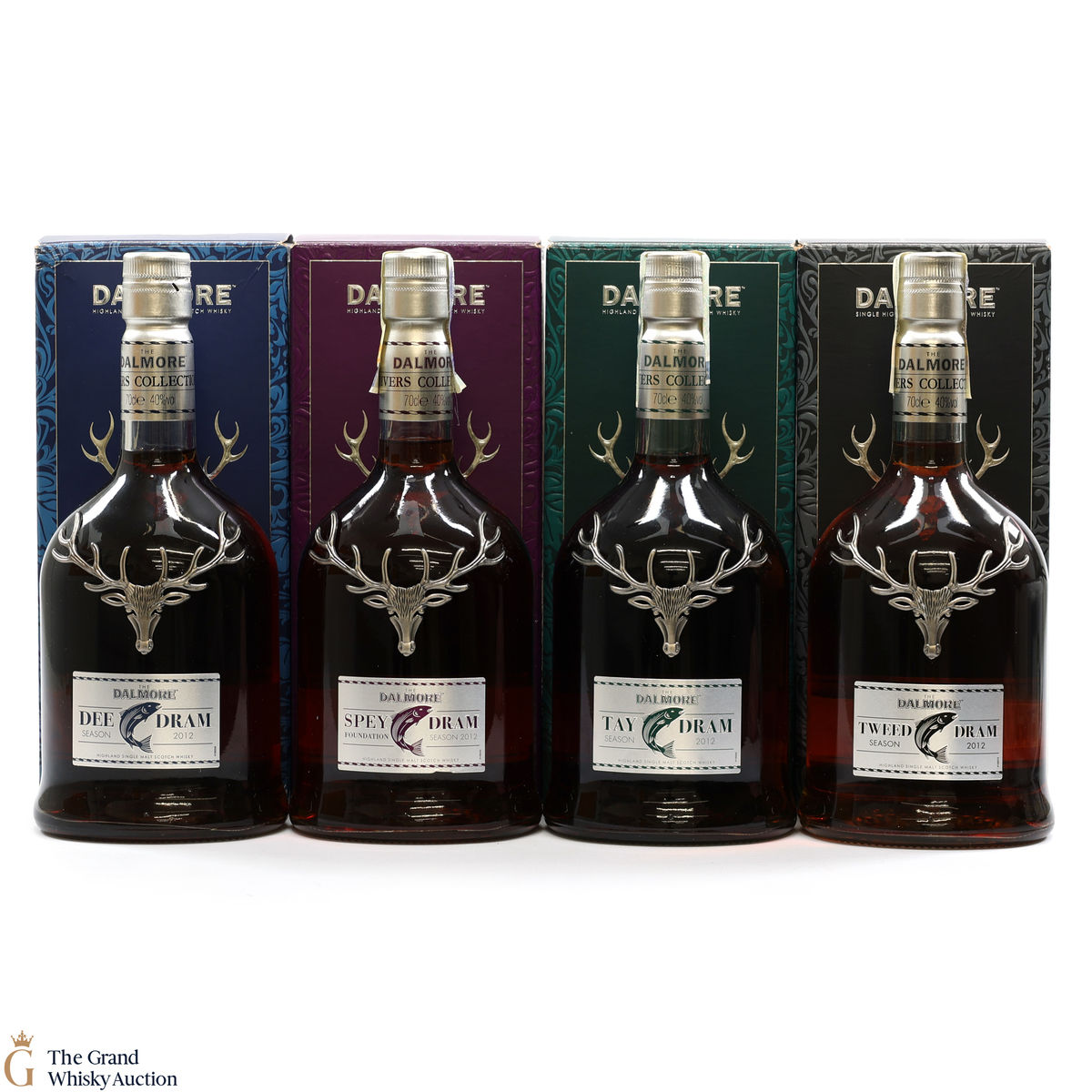 Dalmore - Rivers Collection - Spey, Tweed, Dee & Tay 2012 (4 x 70cl)