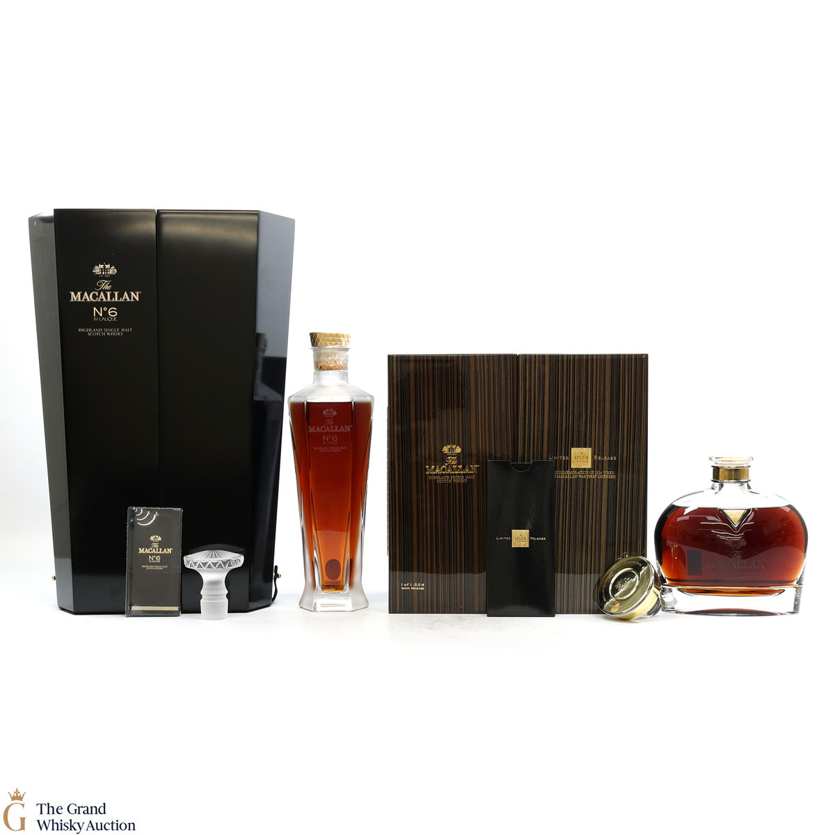 Macallan - No.6 in Lalique Decanter & MMXXII Decanter (2 x 70cl)