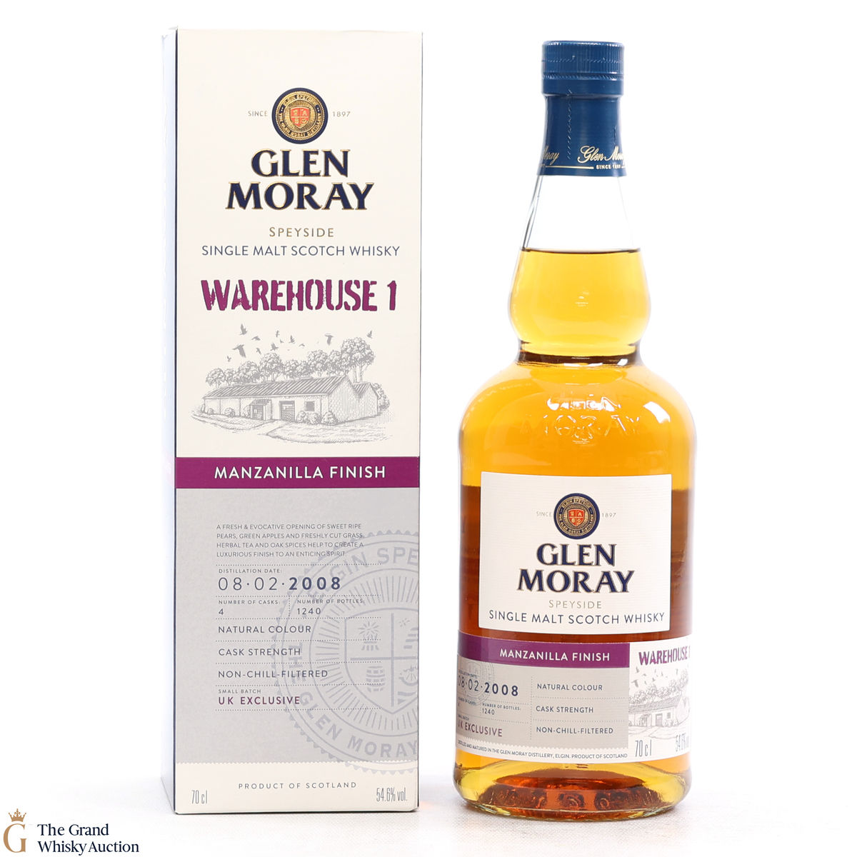 Glen Moray - UK Exclusive 2008 - Manzanilla Finish