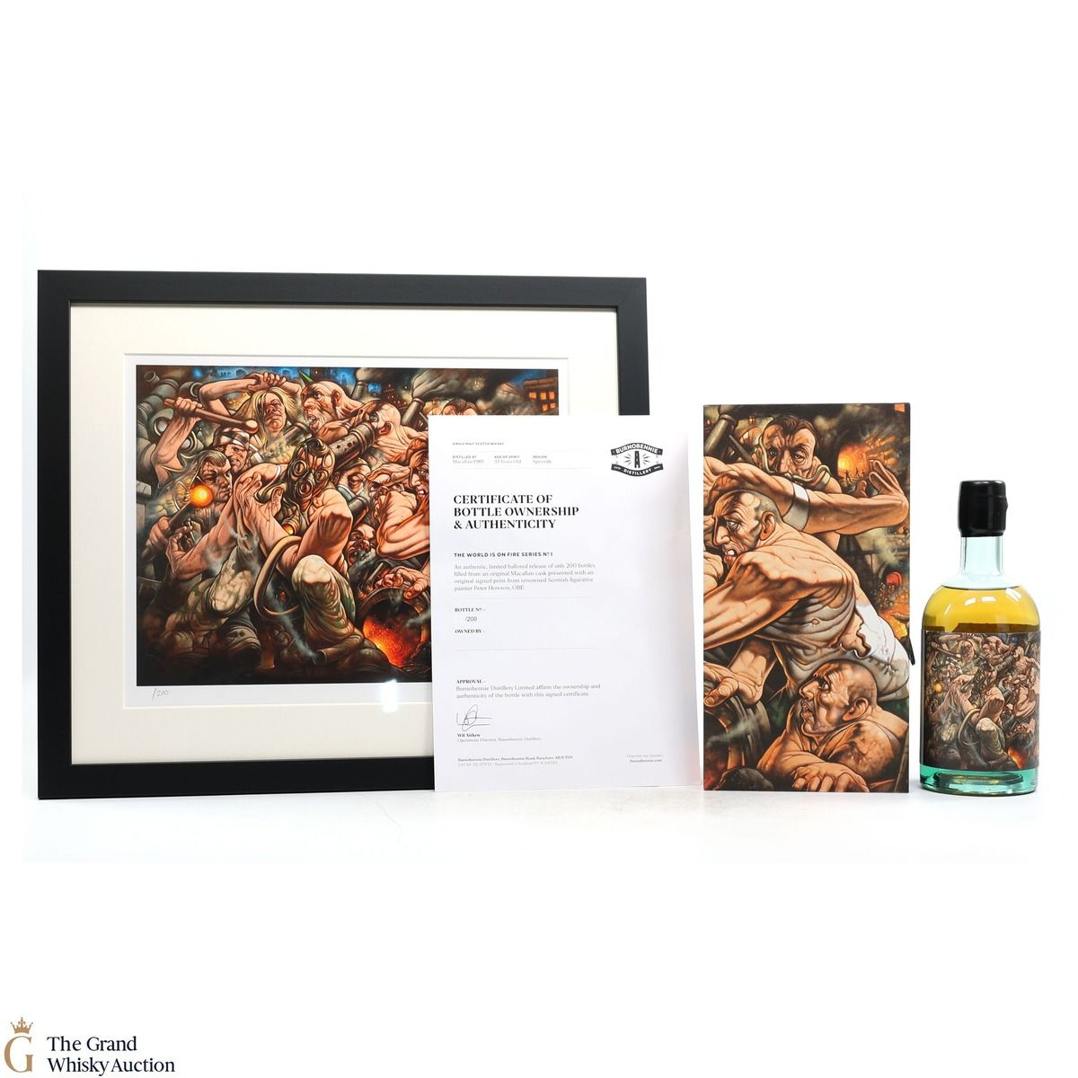 Macallan - 33 Year Old 1989 - Burn O'Bennie x Howson - The World is on Fire Series 