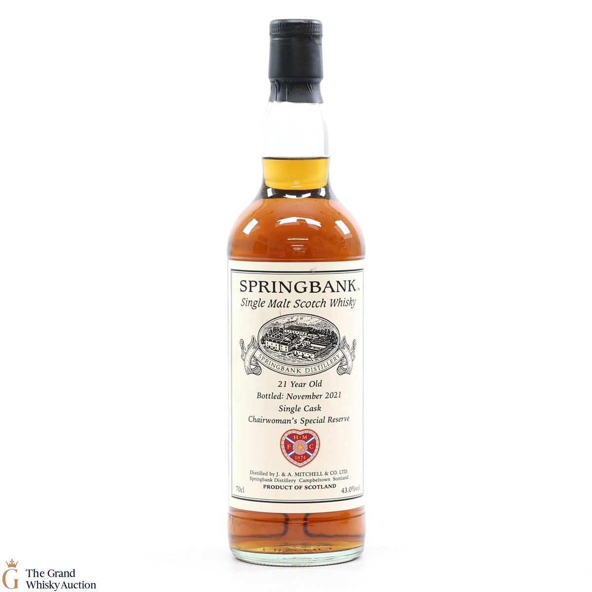 Springbank - 21 Year Old - Hearts FC Chairwoman's Special Reserve 