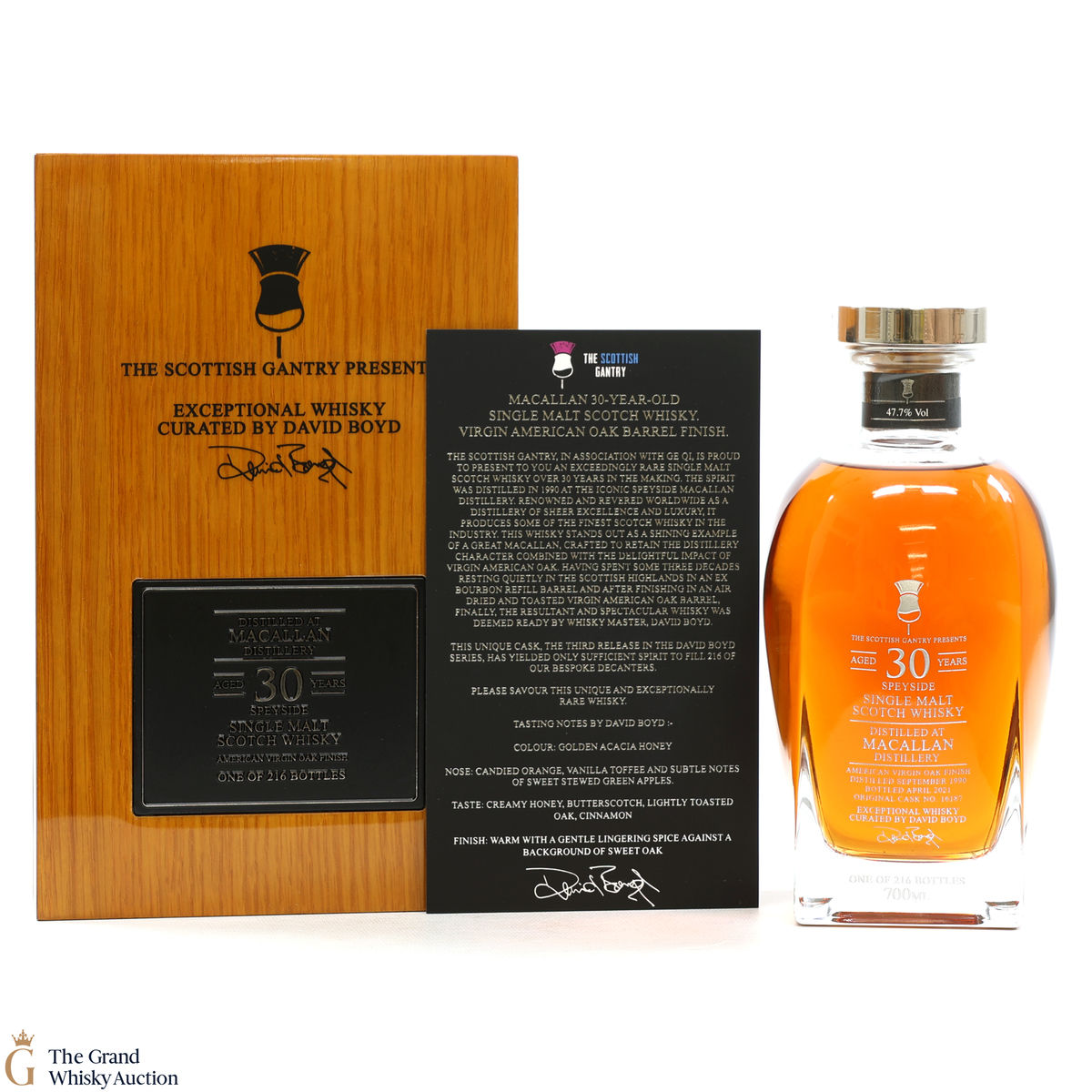 Macallan - 30 Year Old 1990 Scottish Gantry - Virgin American Oak Finish