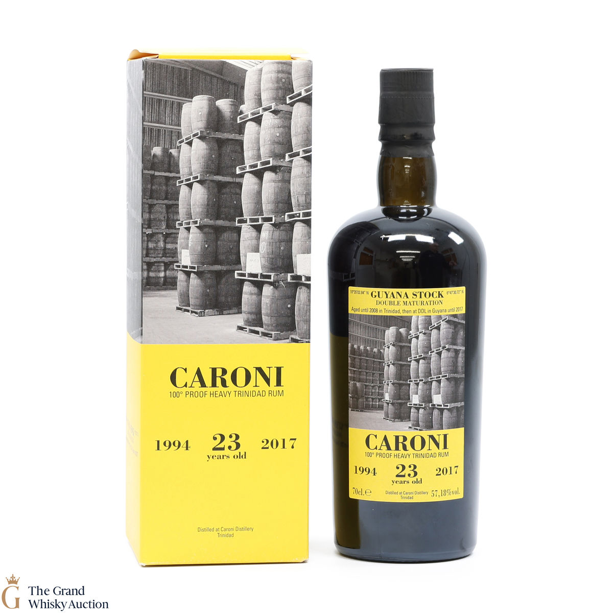 Caroni - 23 Year Old -100 Proof Guyana Stock 1994 Velier