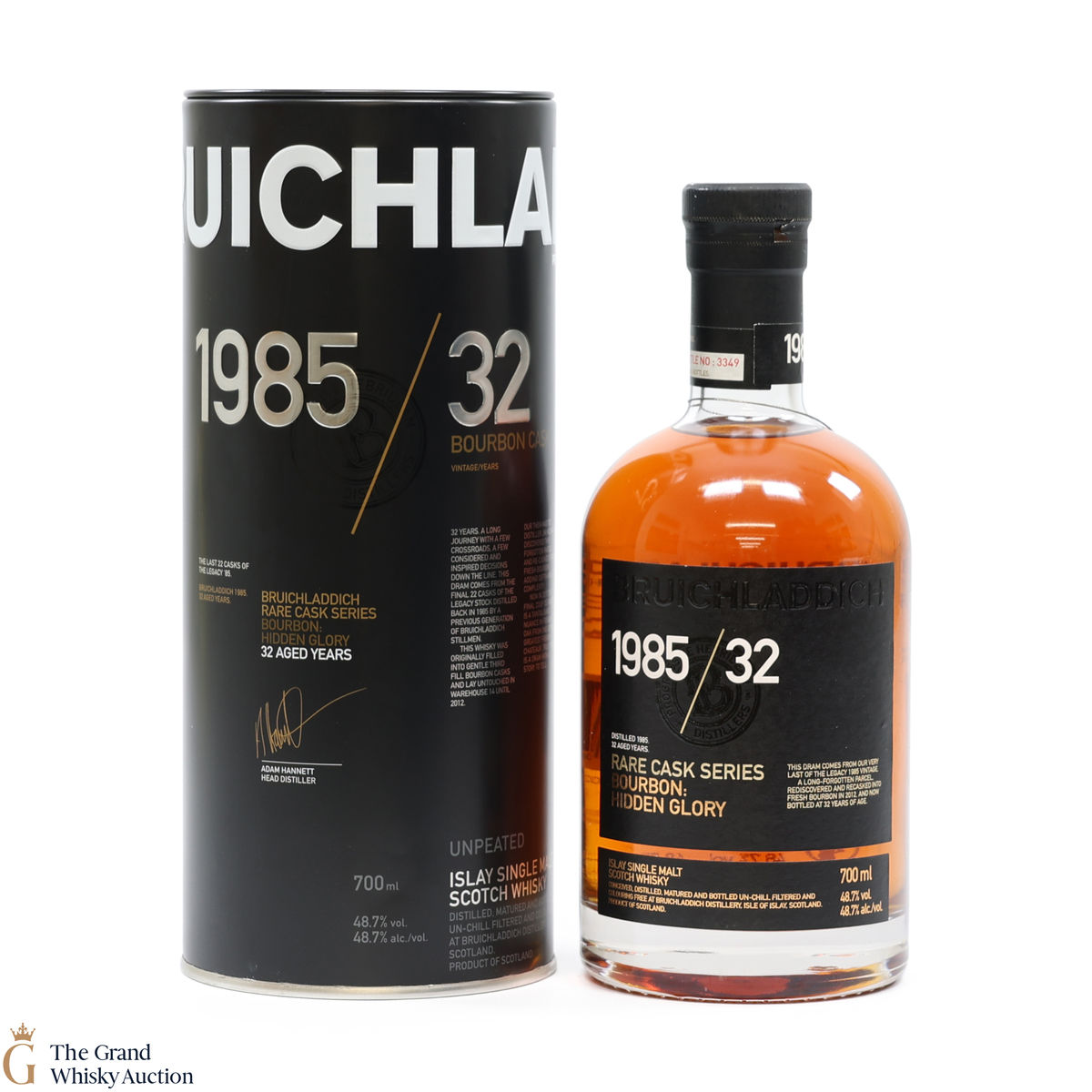 Bruichladdich -  32 Year Old 1985 - Rare Cask Series - Hidden Glory