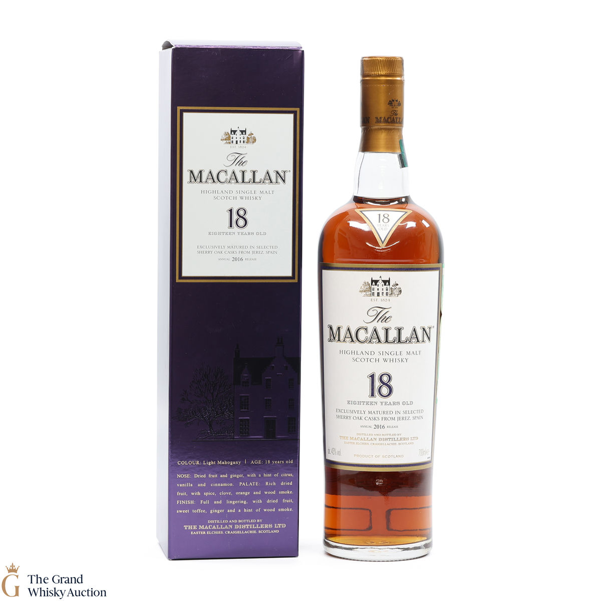 Macallan - 18 Year Old Sherry Oak - 2016