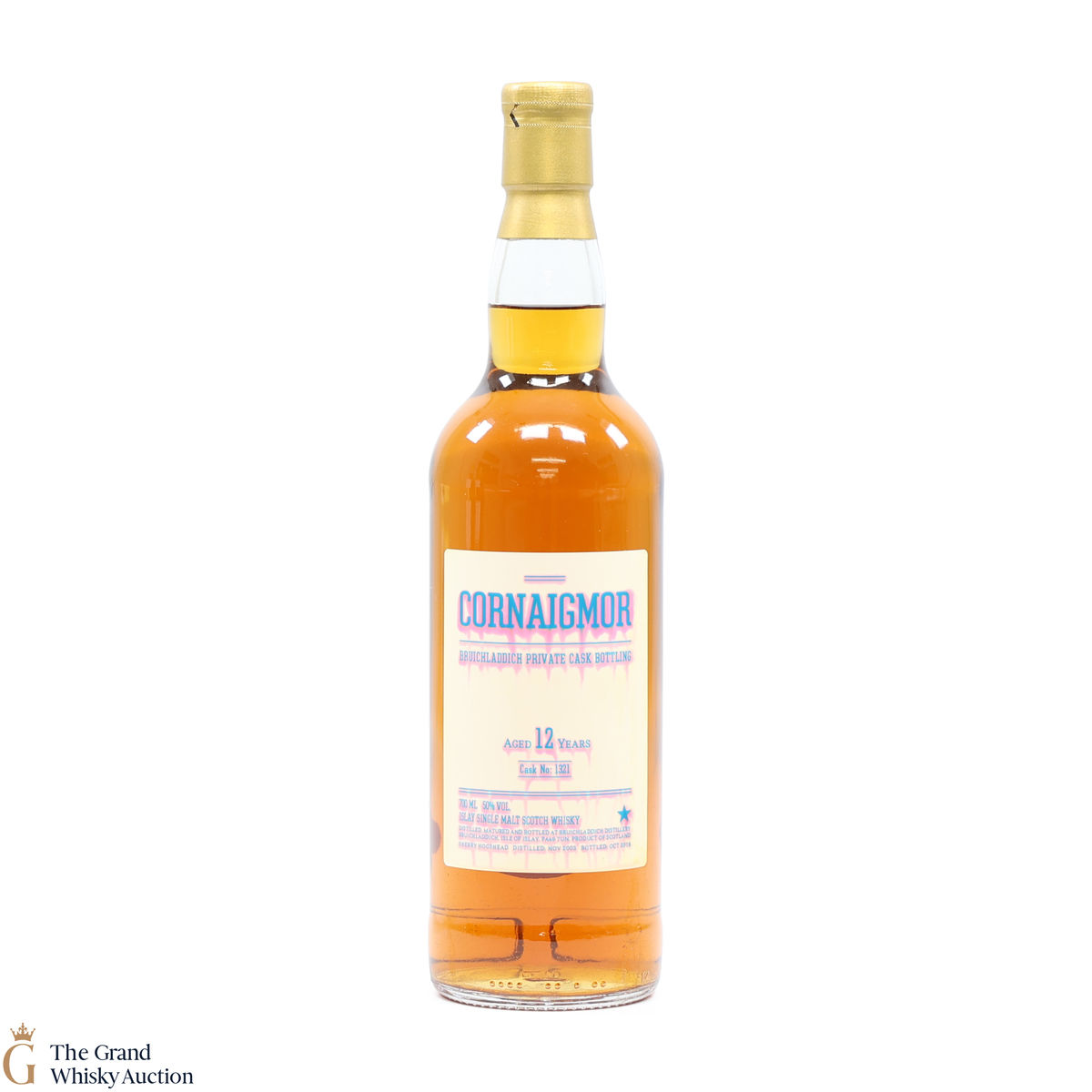 Bruichladdich - 12 Year Old 2003 #1321 Sherry Hogshead Cornaigmor Private Cask