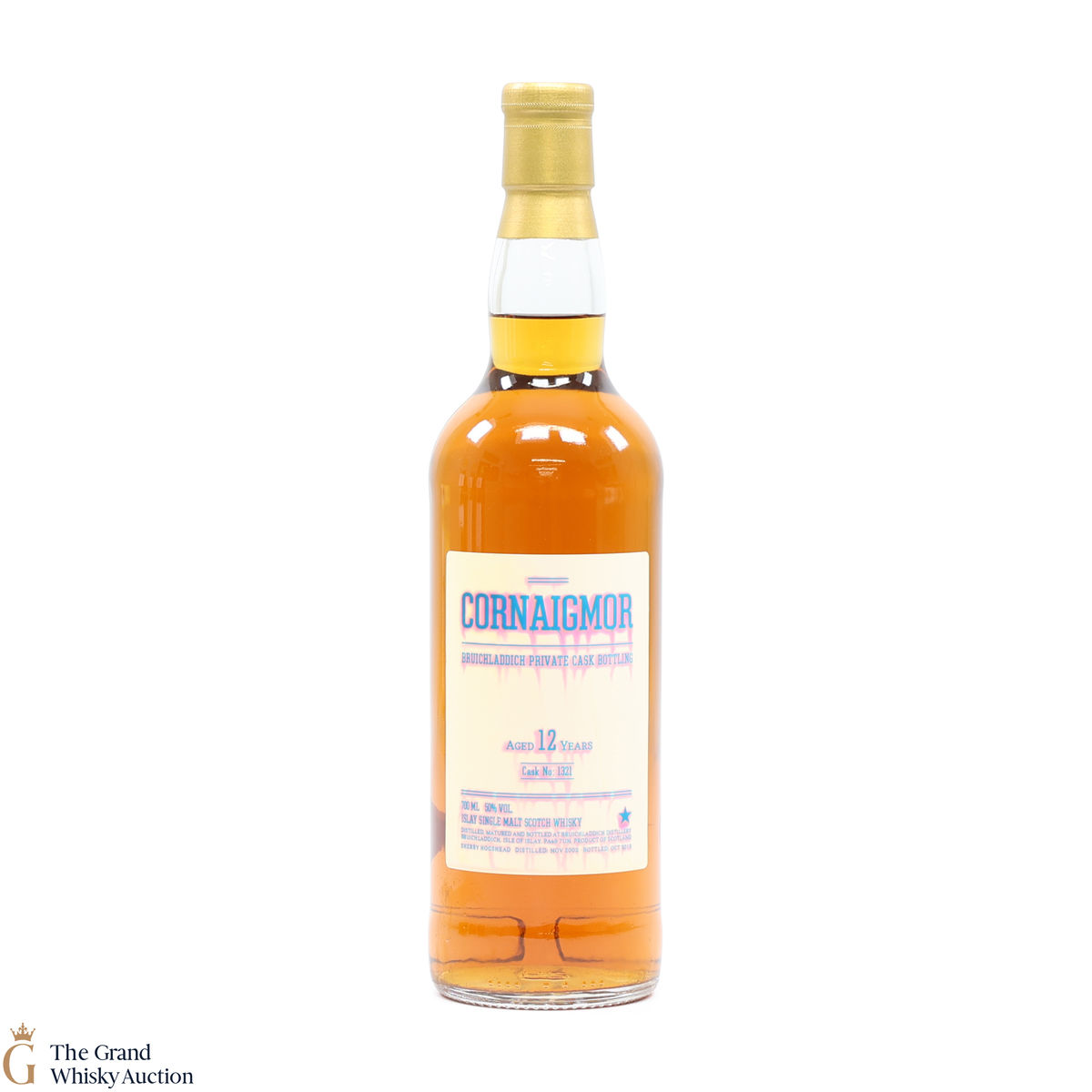 Bruichladdich - 12 Year Old 2003 #1321 Sherry Hogshead Cornaigmor Private Cask