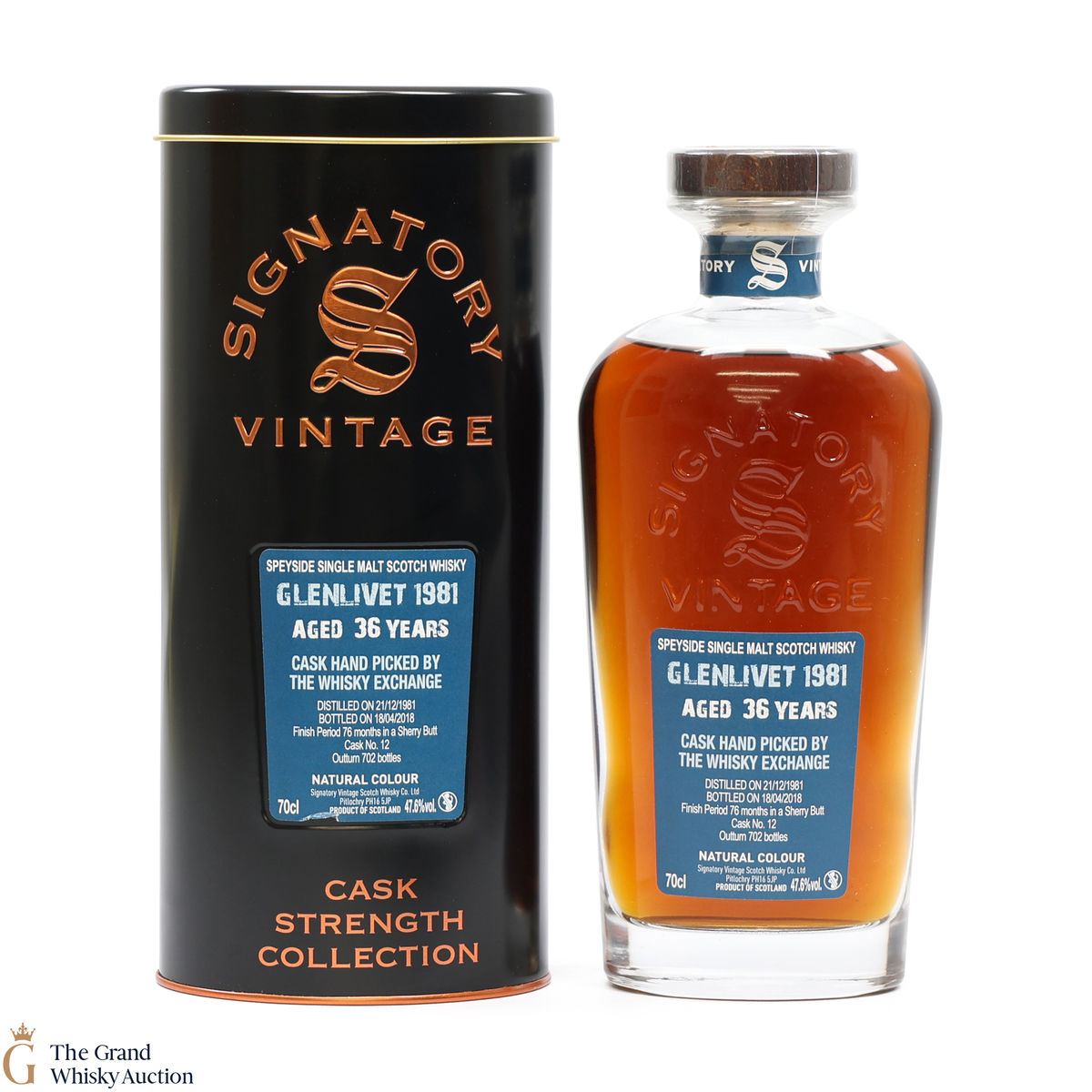 Glenlivet - 36 Year Old 1981 Cask Strength Signatory TWE