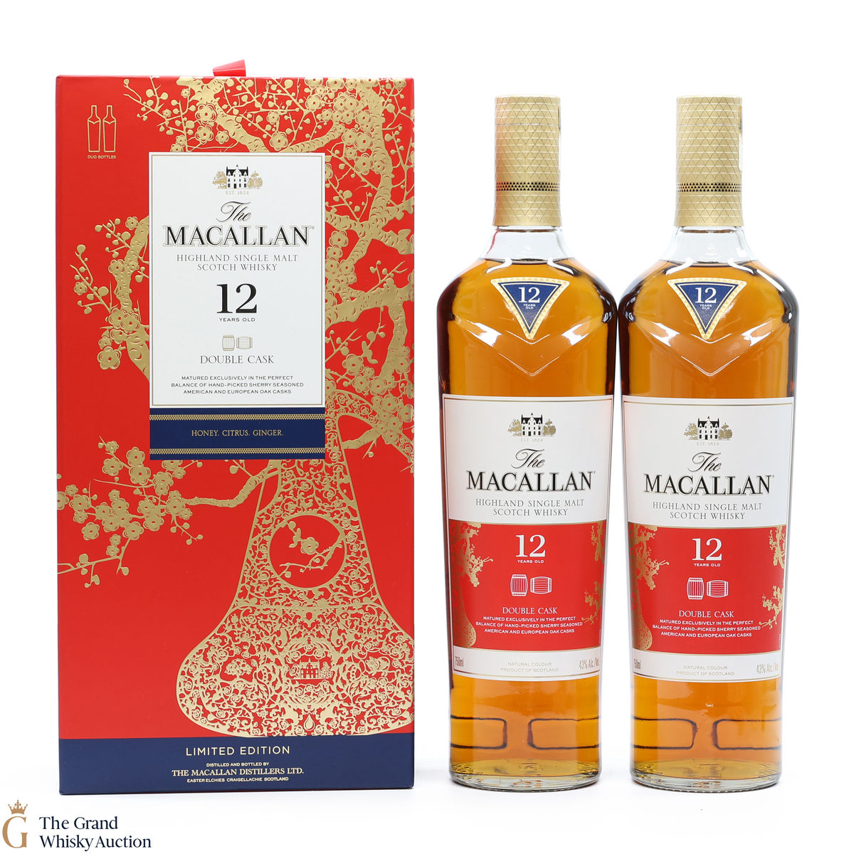 Macallan - 12 Year Old - Double Cask - Year of the Pig (2 x 70cl)