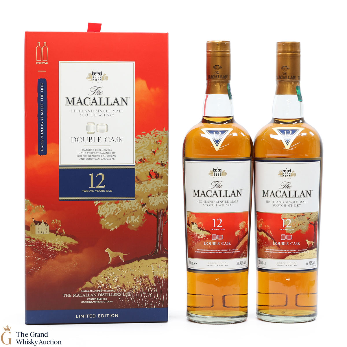 Macallan - 12 Year Old - Double Cask - Year of the Dog (2 x 70cl)