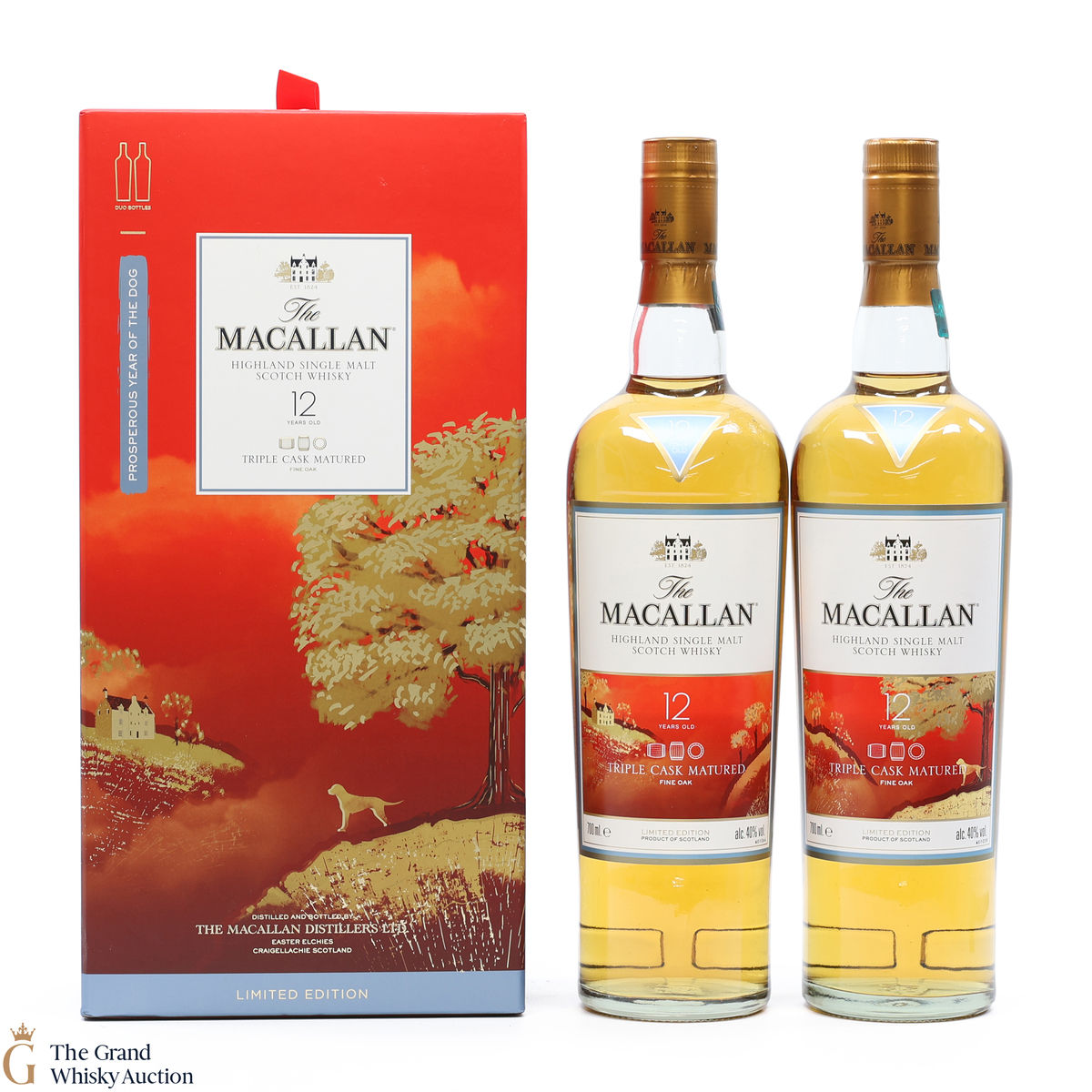 Macallan - 12 Year Old - Triple Cask - Year of the Dog (2 x 70cl) 
