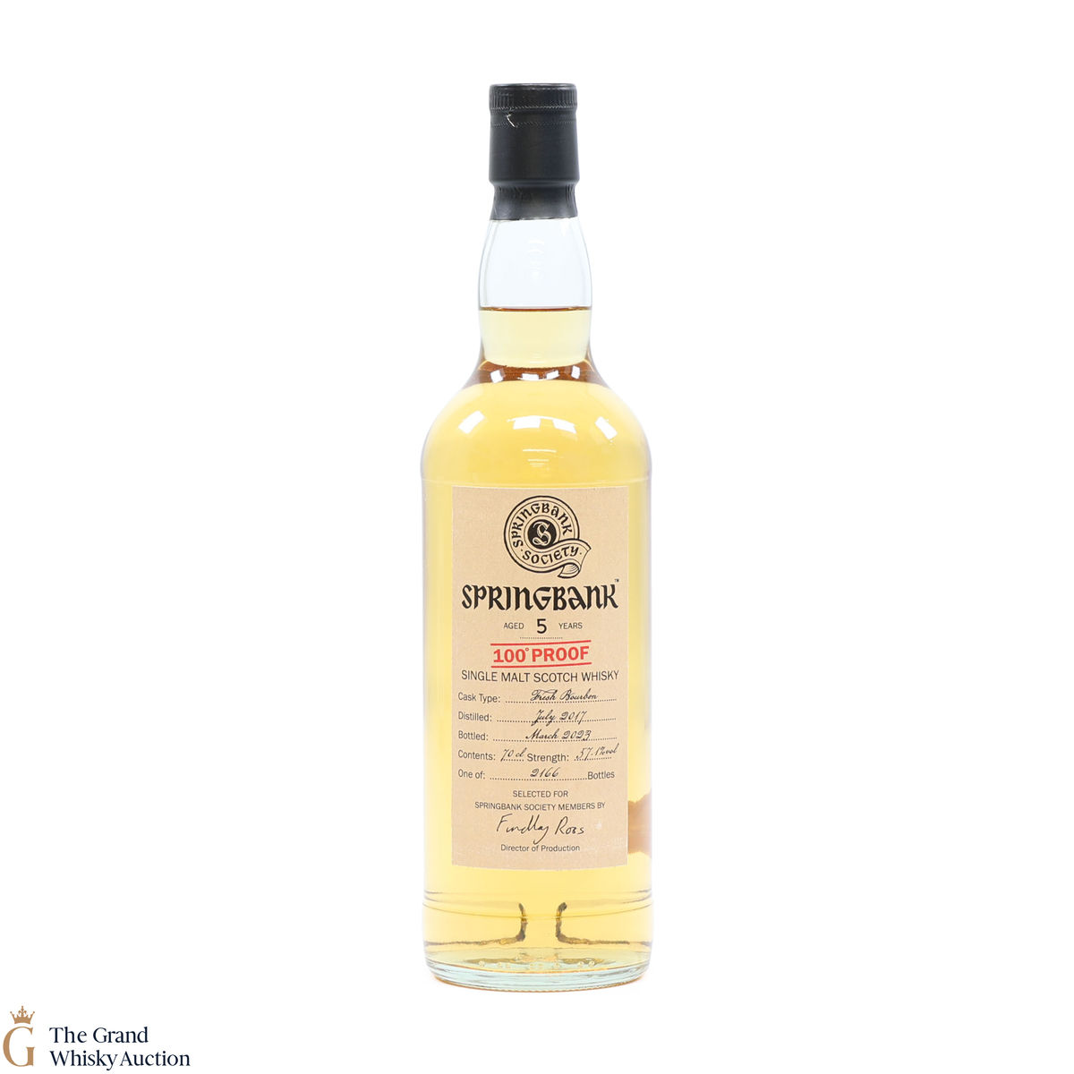 Springbank - 5 Year Old 2017 Fresh Bourbon - Springbank Society 