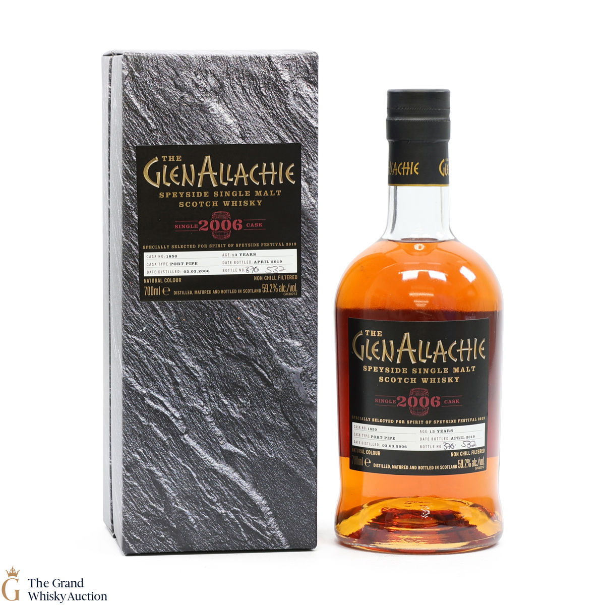 Glenallachie - 13 Year Old 2006 - Single Cask #1850 Spirit of Speyside 2019