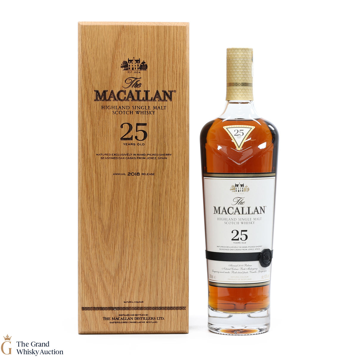 Macallan - 25 Year Old - Sherry Oak - 2018