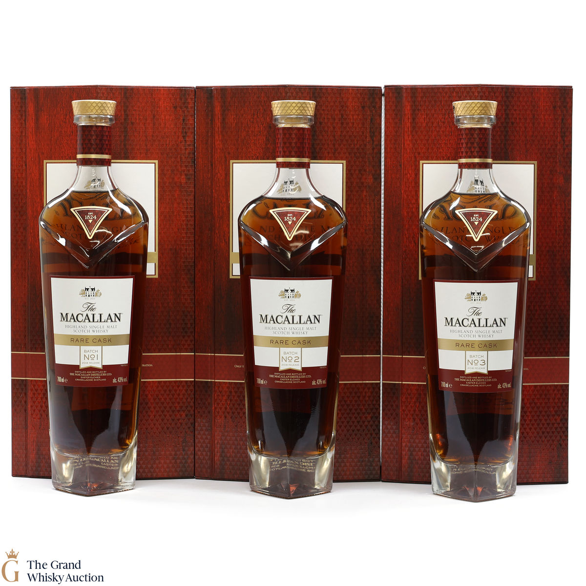 Macallan - Rare Cask No. 1, 2 & 3 - 2018
