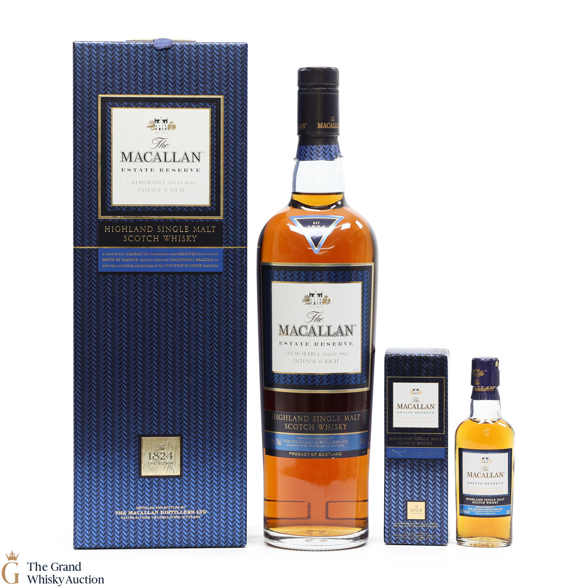 Macallan - The 1824 Collection - Estate Reserve - 1x 70cl & 1x5cl 
