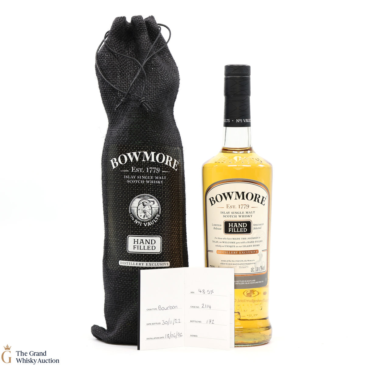 Bowmore - 26 Year Old 1996 - Bourbon #2114 Hand Fill 2022